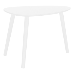 Príručný stolík, biela, DANZ